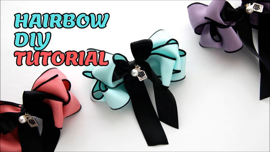 How to Make a Voluminous Ribbon Hair Bow
