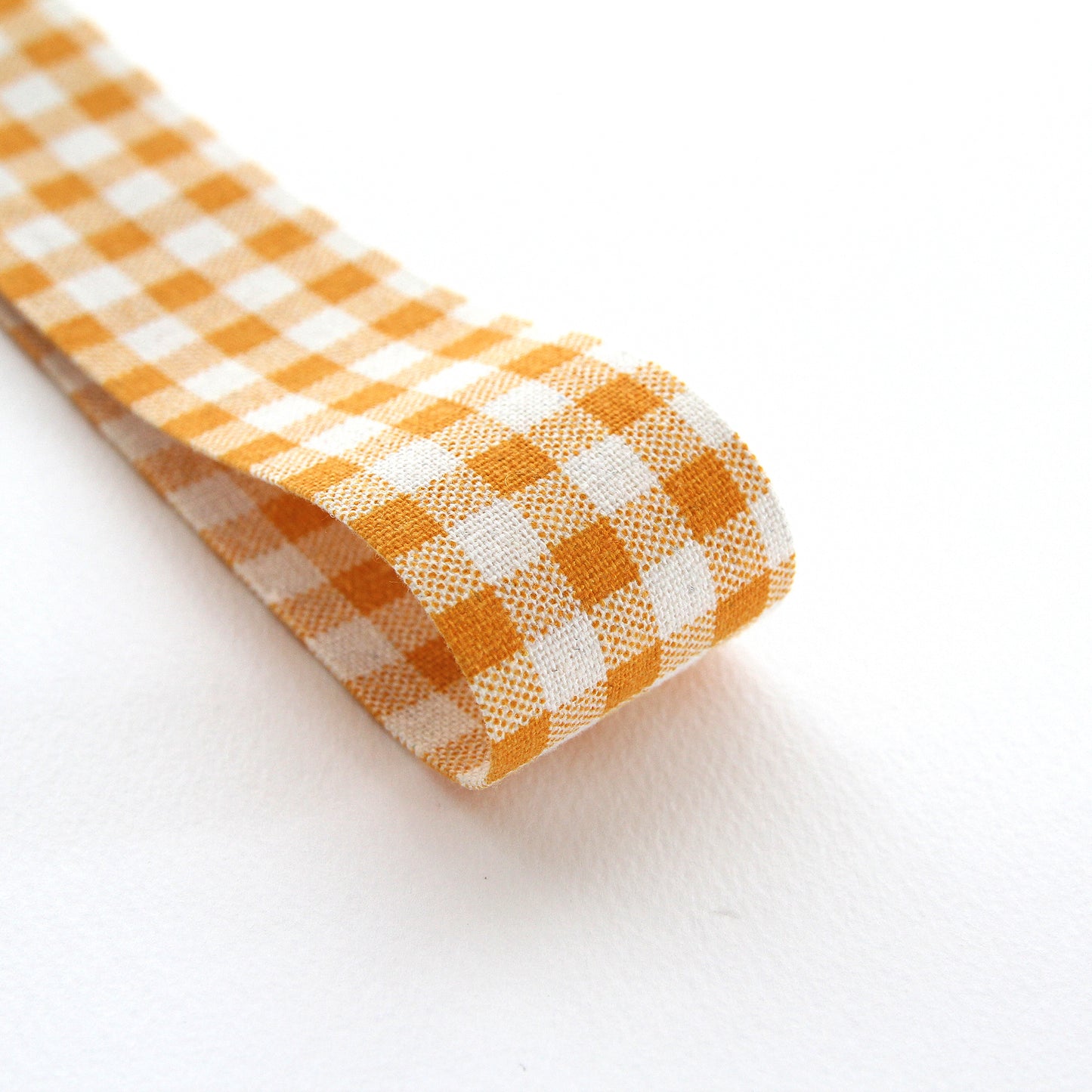 Yellow Check Fabric Ribbon 1.57inch (4cm) x 2/5/10Yards