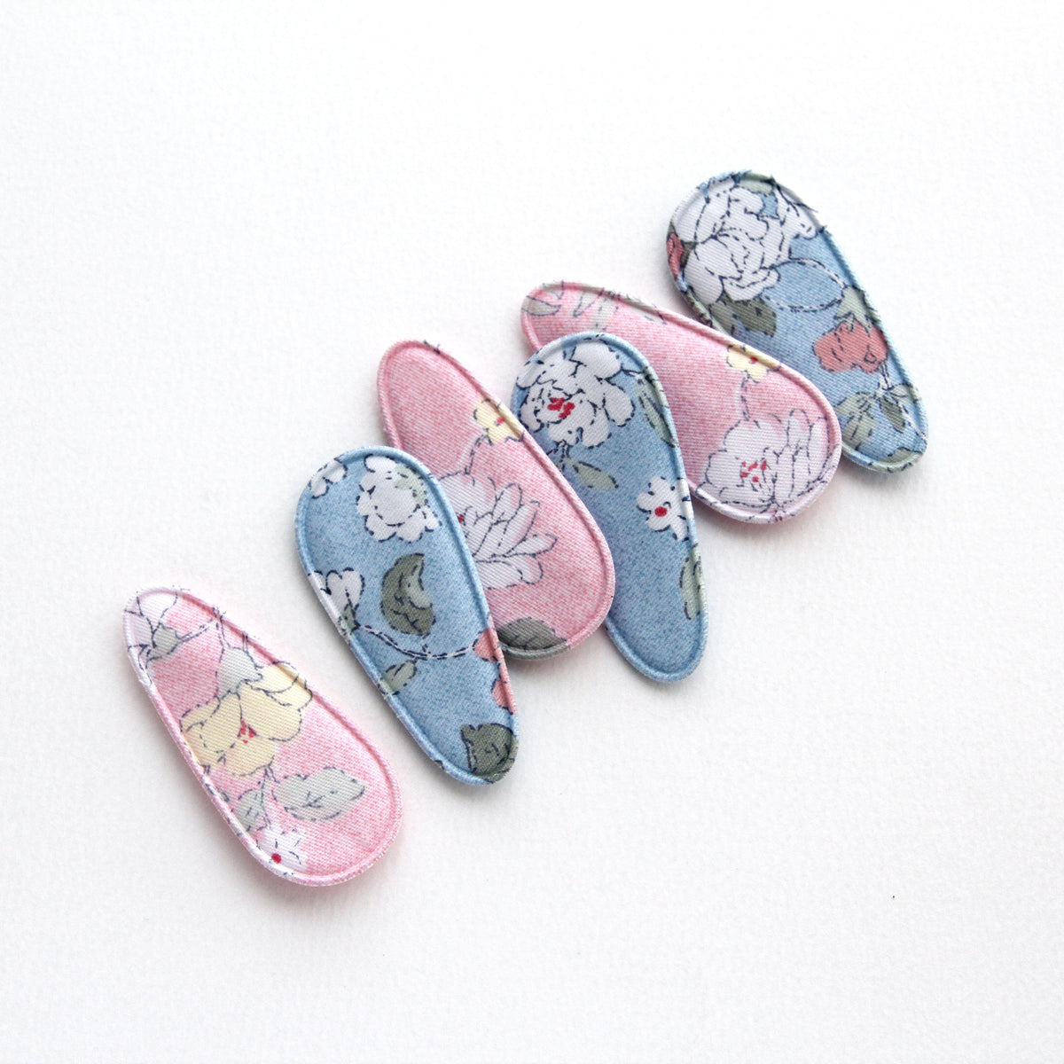 4/10/50pcs Rose Hair Snap Clip Covers
