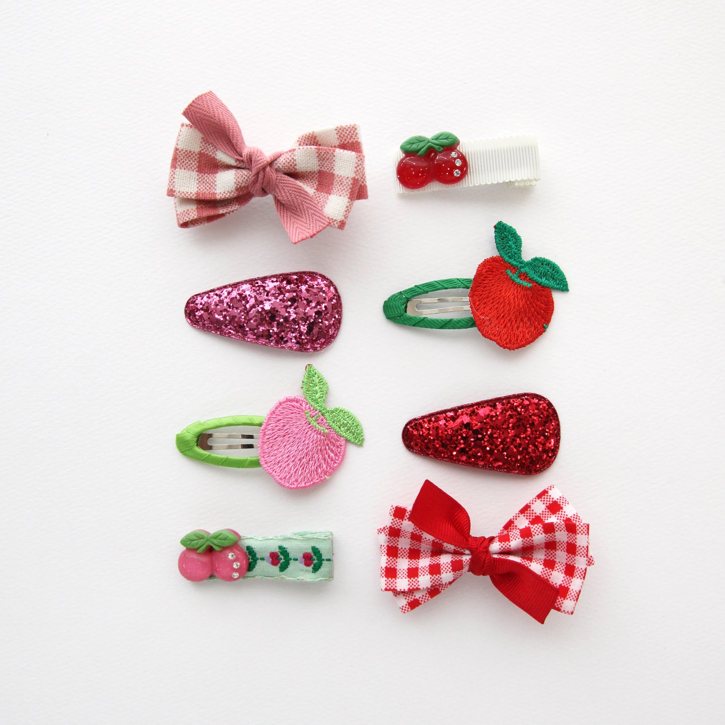 Apple Cherry Hair Accessories Set