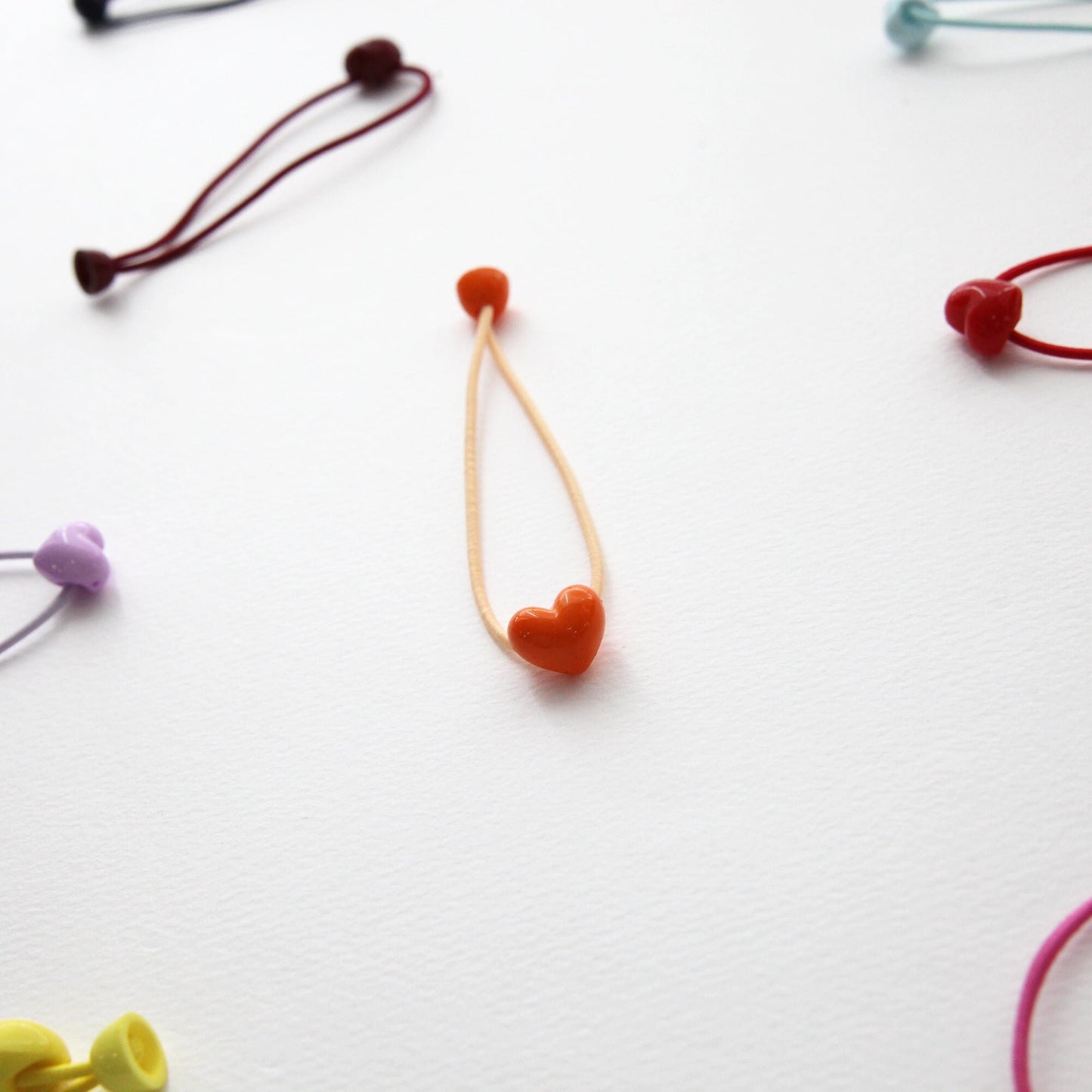Heart Shape Hair Bobbles, Hair Tie 10pcs