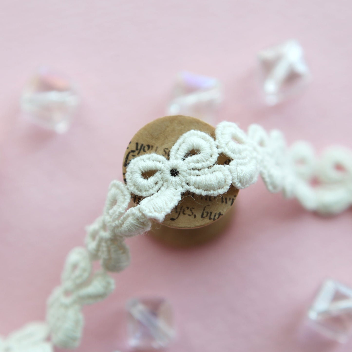 Cotton Ribbon Lace 2/5Yards