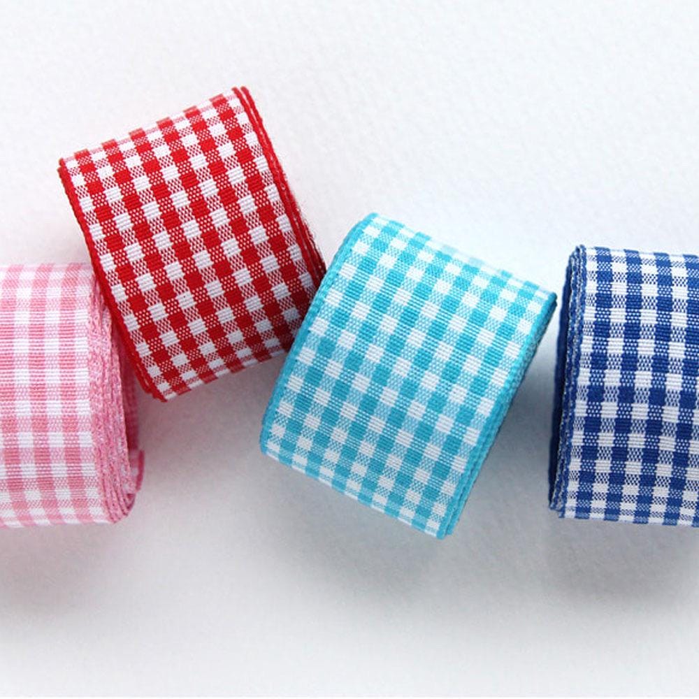 Color Pop Gingham Ribbon 5Yards