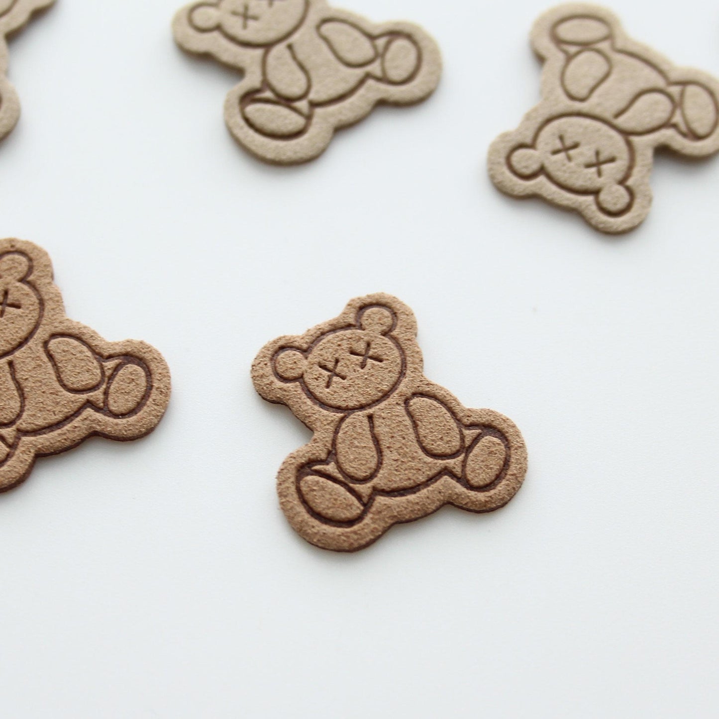 Teddy Bear Patch, Embellishment for DIY 4pcs