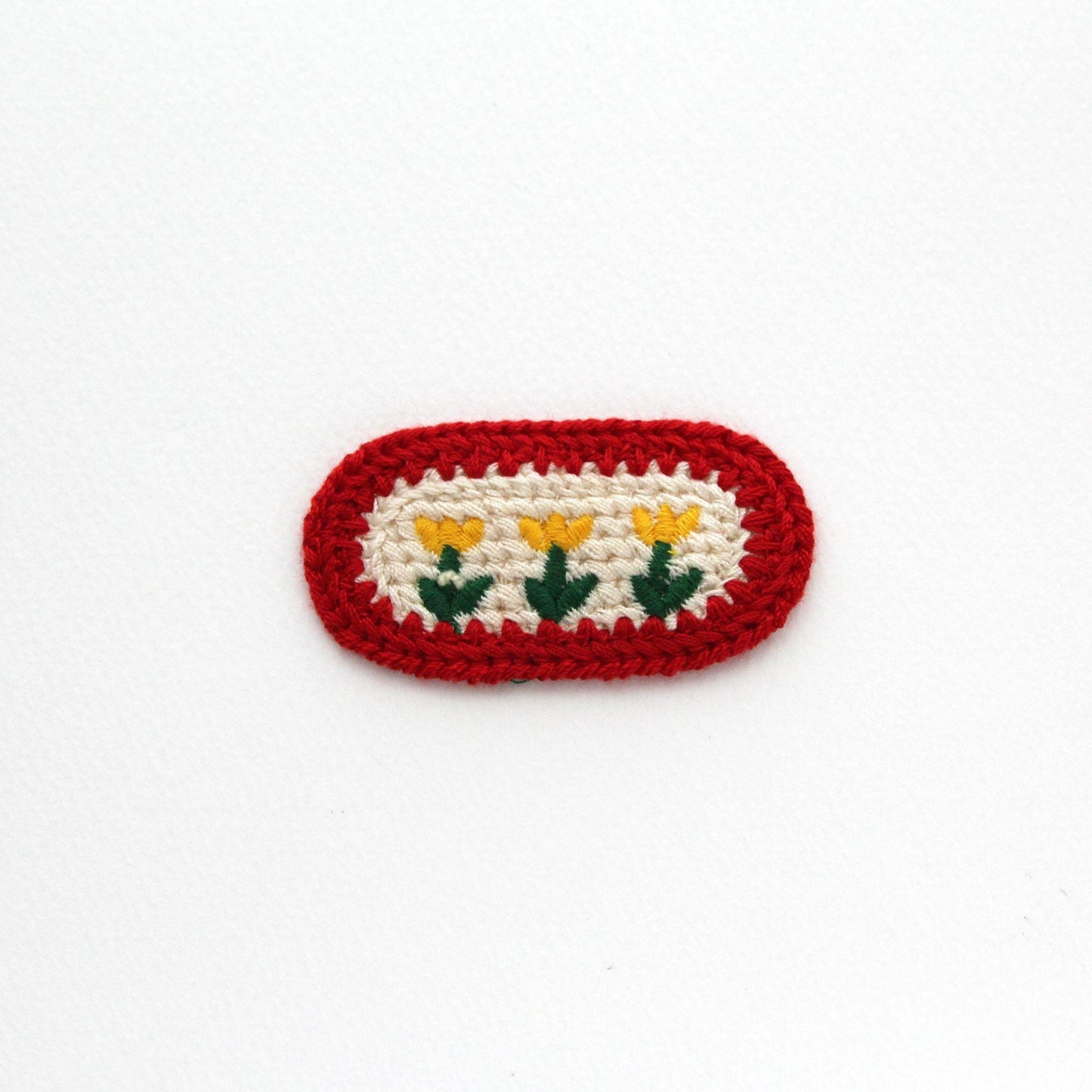 Crochet Embroidered Appliques, Vintage Floral & Cherry Embroidery Patches, DIY Craft Supplies 5/10pcs
