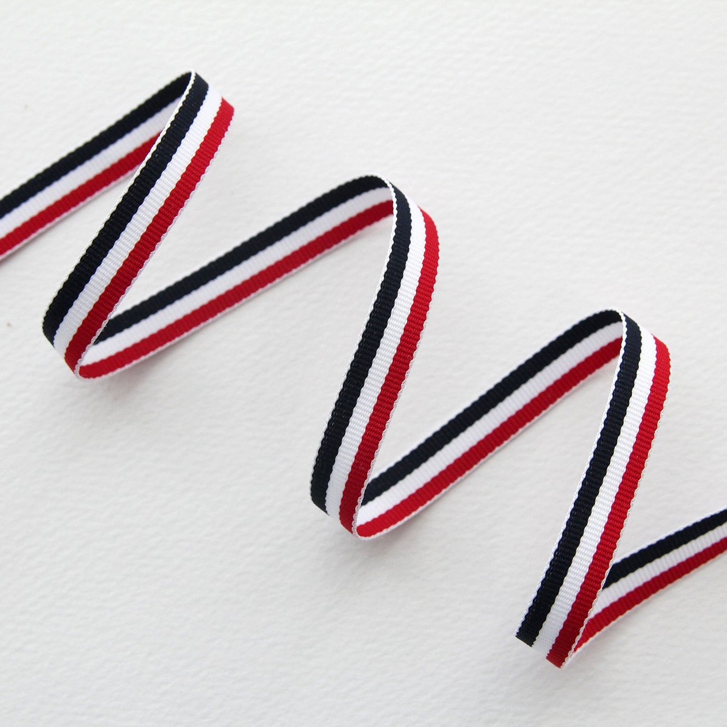 Cool Tricolor Ribbon 0.39inch (1cm) x 2/5/10Yards