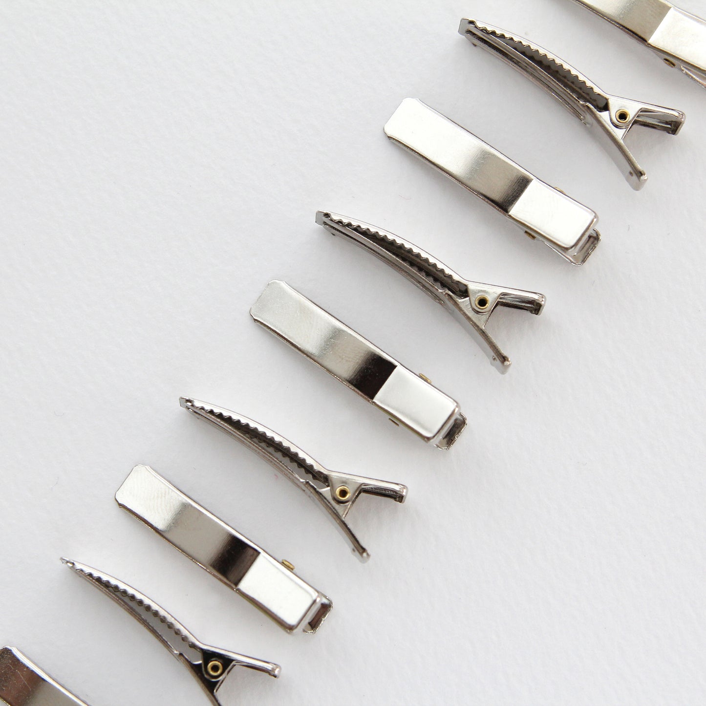 1.37inch(3.5cm) Silver Alligator Clips 5/10/50pcs