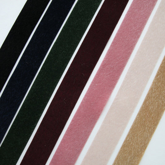 Glossy Wool Elegance Ribbon 1.49inch (3.8cm) x 2/5/10Yards