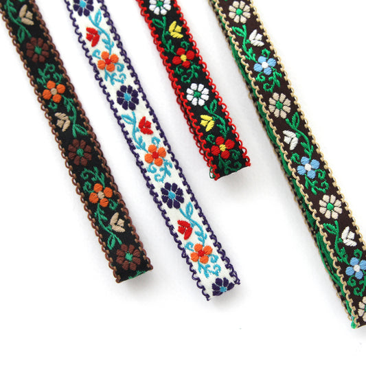 Blossom Stitch Ribbon 0.59inch (1.5cm) x 2/5/10Yards