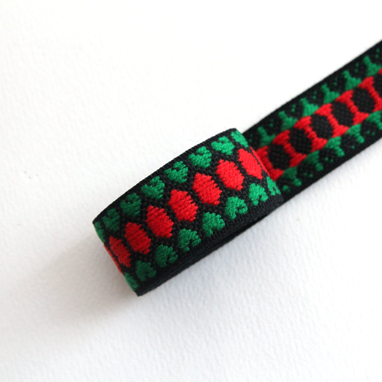 Red Honeycomb  Ribbon 1.06inch(2.7cm) x 2/5/10Yards
