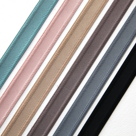 Interlock Grosgrain Ribbon 0.6inch (1.5cm) x 2/5/10Yards