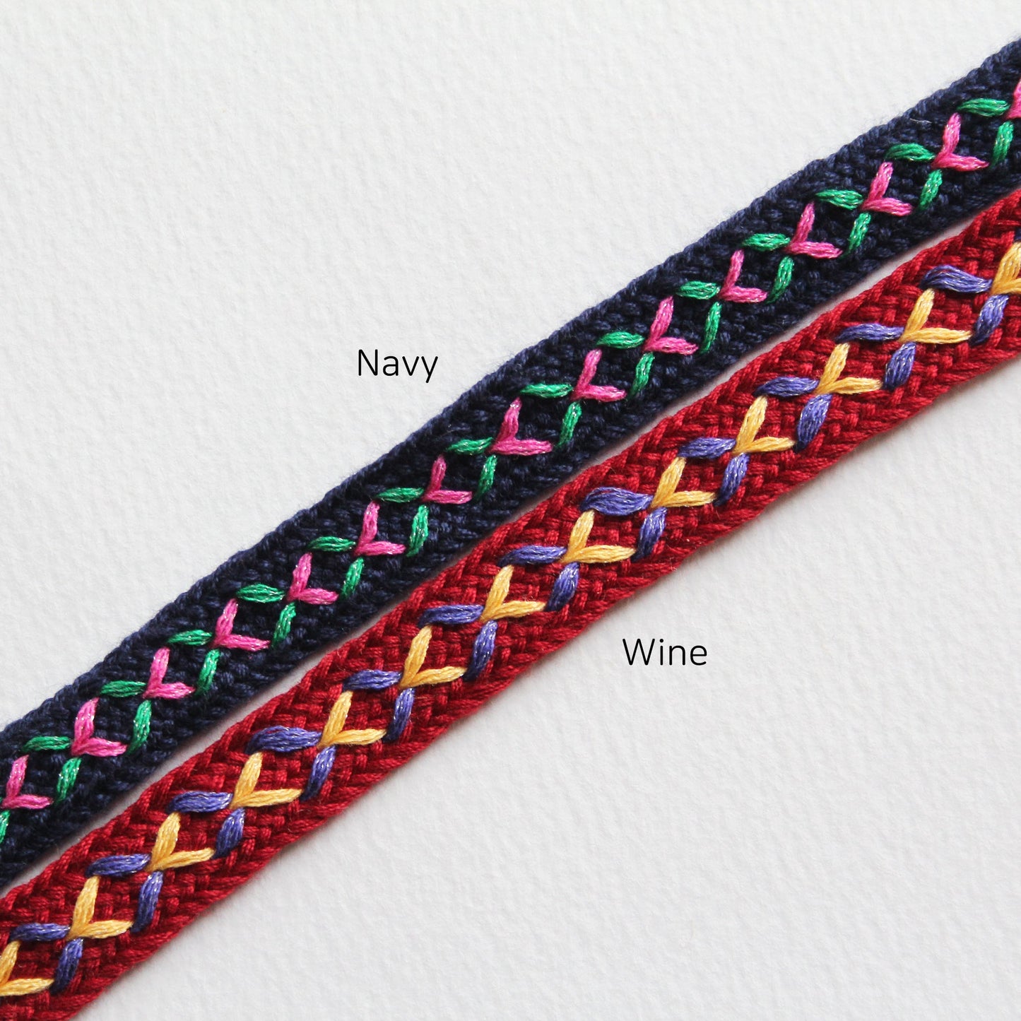 X-Stitch Knitted Ribbon 0.39inch (1cm) x 2/5/10Yards