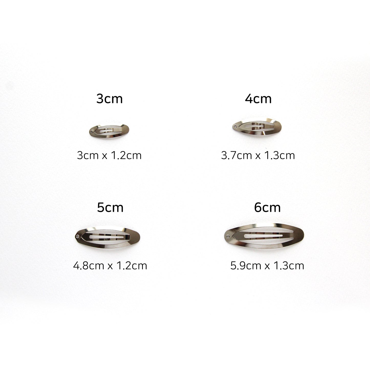 Oval Snap Clip 10/30/50pcs