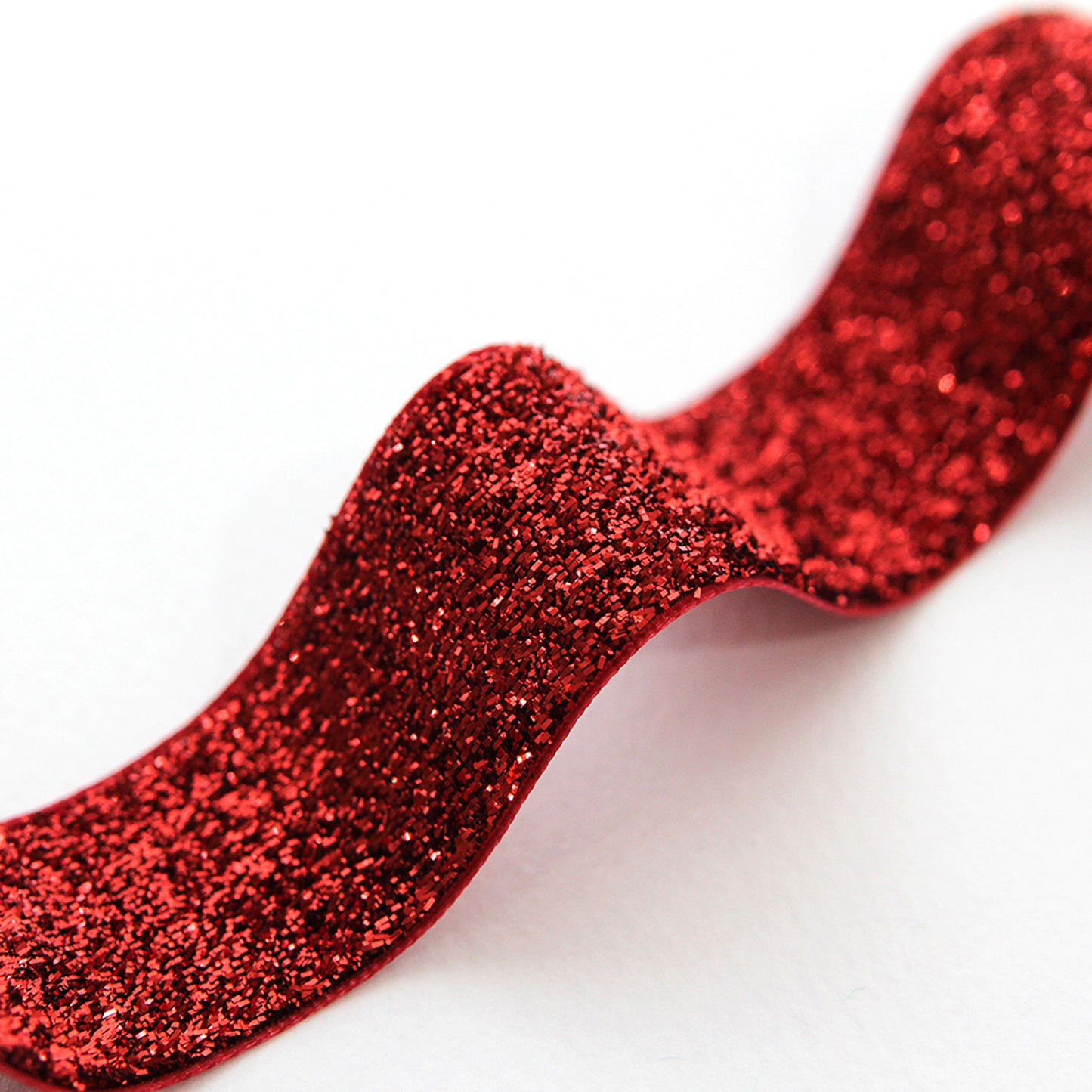 Red Metallic Velvet Ribbon 0.39/1inch (1cm/2.5cm) x 2/5/10Yards