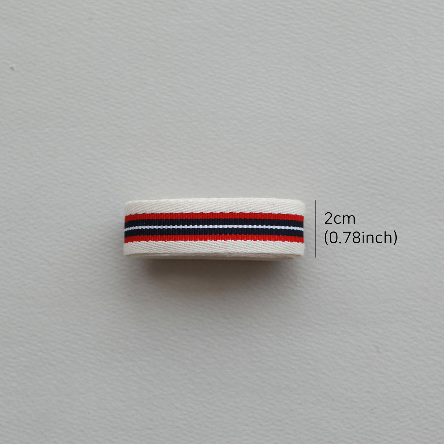 Nautical Chic Striped Ribbon 0.78inch(2cm)x 2/5/10Yards