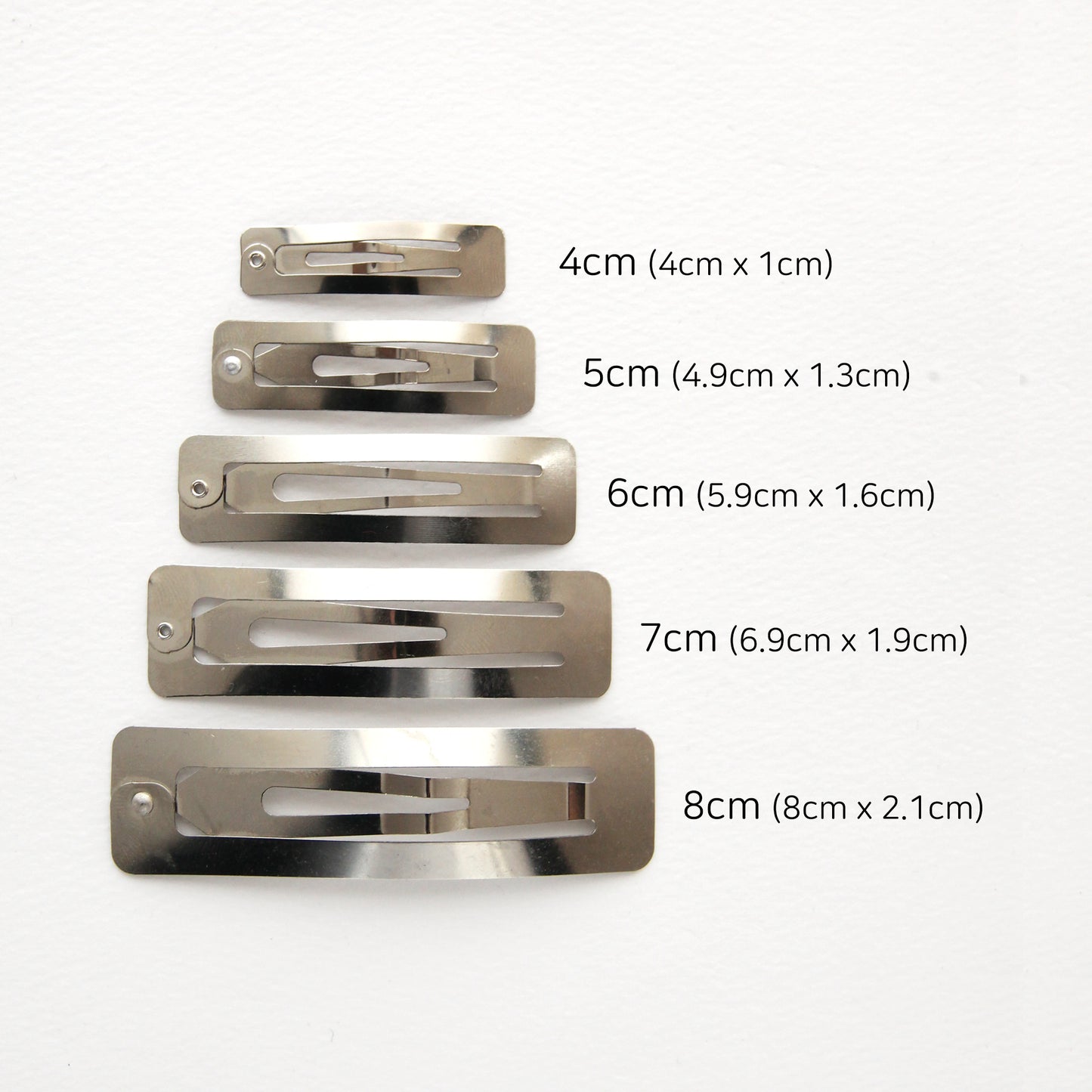 Rectangle Snap Clip 10/30/50pcs