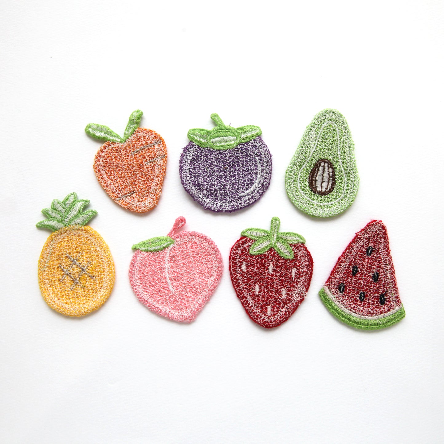 Fruit Embroidered Patch 4/10pcs
