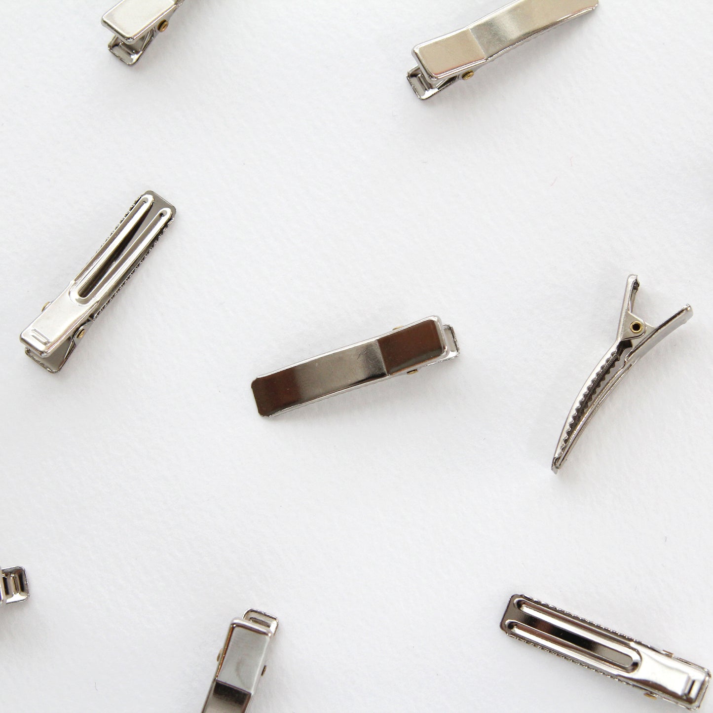 1.37inch(3.5cm) Silver Alligator Clips 5/10/50pcs