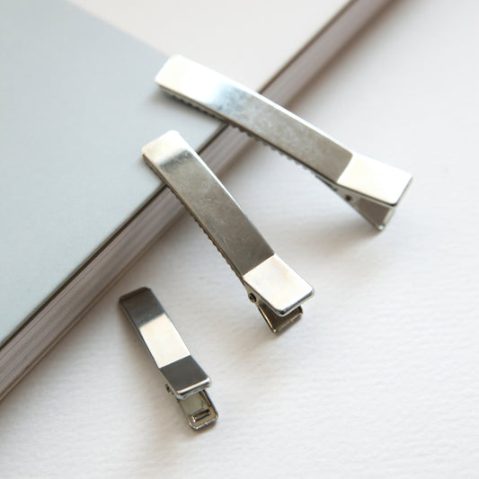 3.5/5/6cm Silver Alligator Clips 5/10/50pcs [N79]