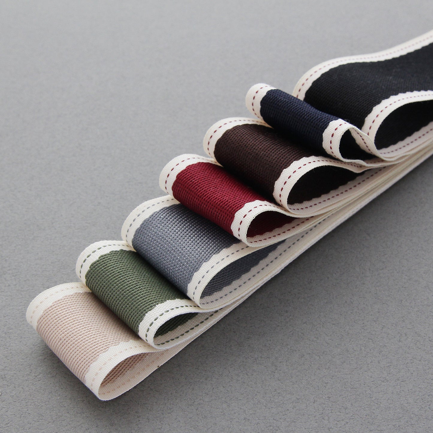 Stitched Edge Elegance Ribbon 1.57inch(4cm) x 2/5/10Yards