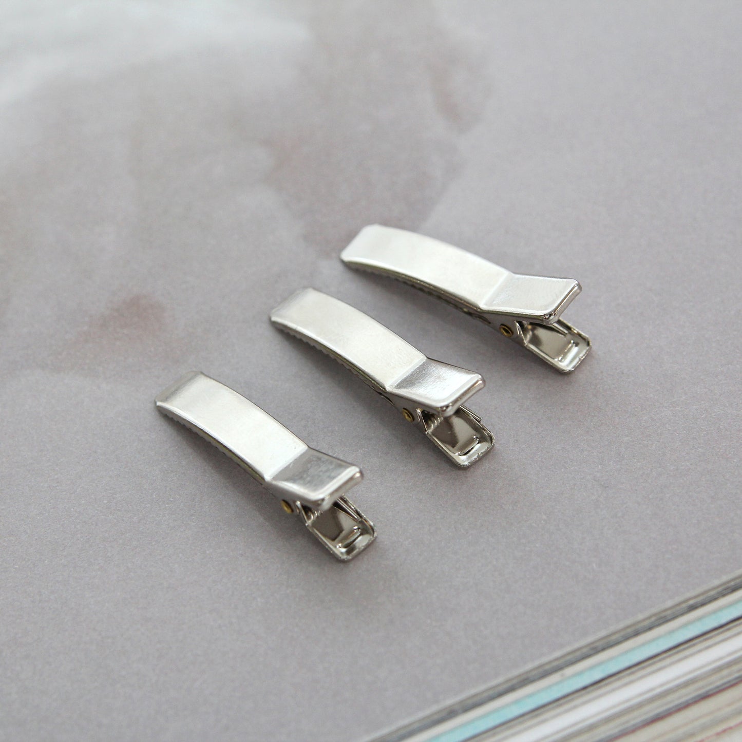 1.37inch(3.5cm) Silver Alligator Clips 5/10/50pcs