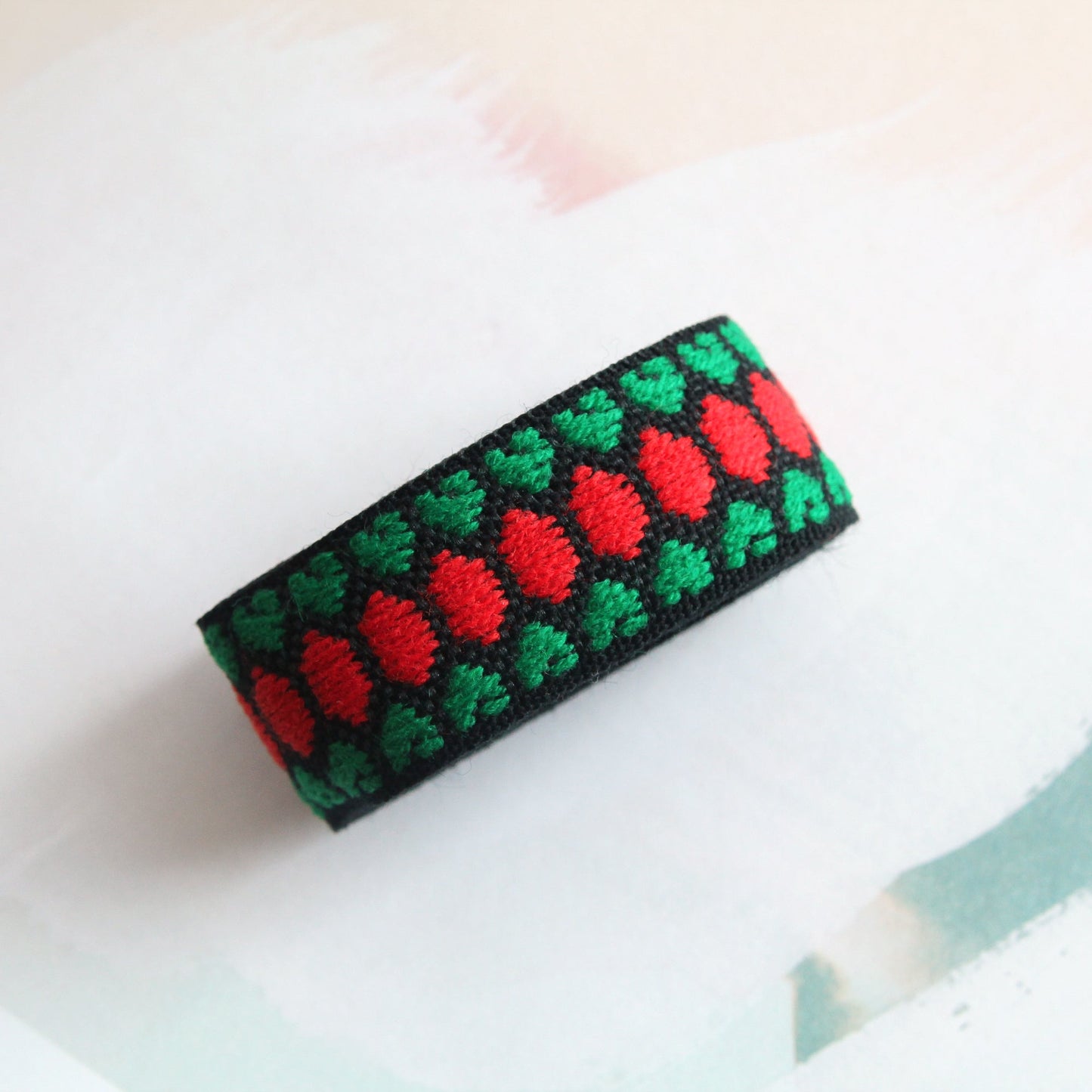 Red Honeycomb  Ribbon 1.06inch(2.7cm) x 2/5/10Yards