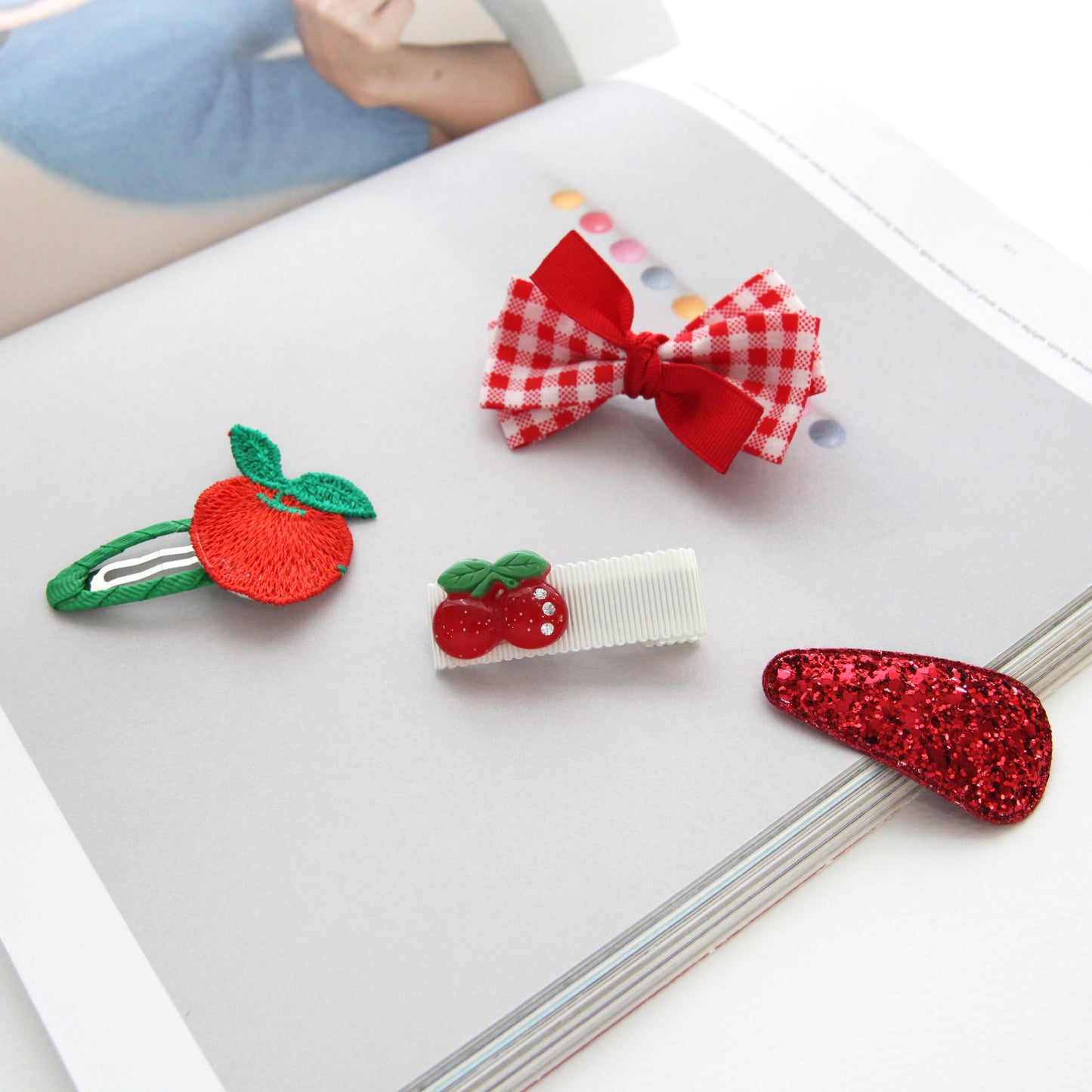 Apple Cherry Hair Accessories Set
