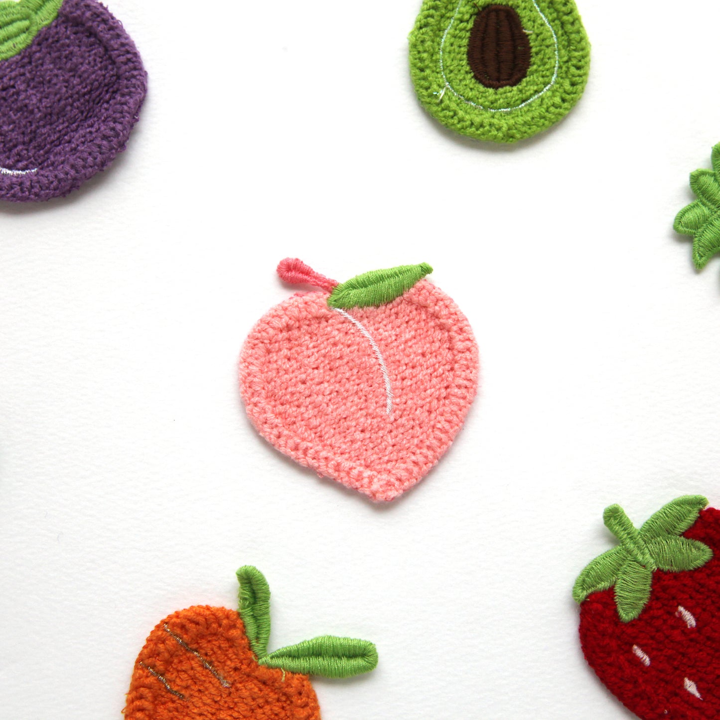Fruit Embroidered Patch 4/10pcs