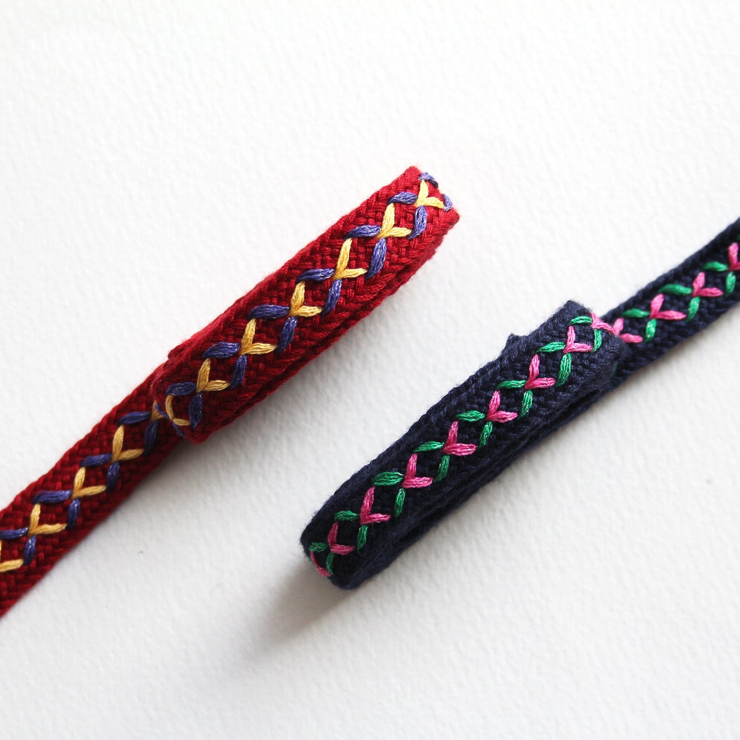X-Stitch Knitted Ribbon 0.39inch (1cm) x 2/5/10Yards