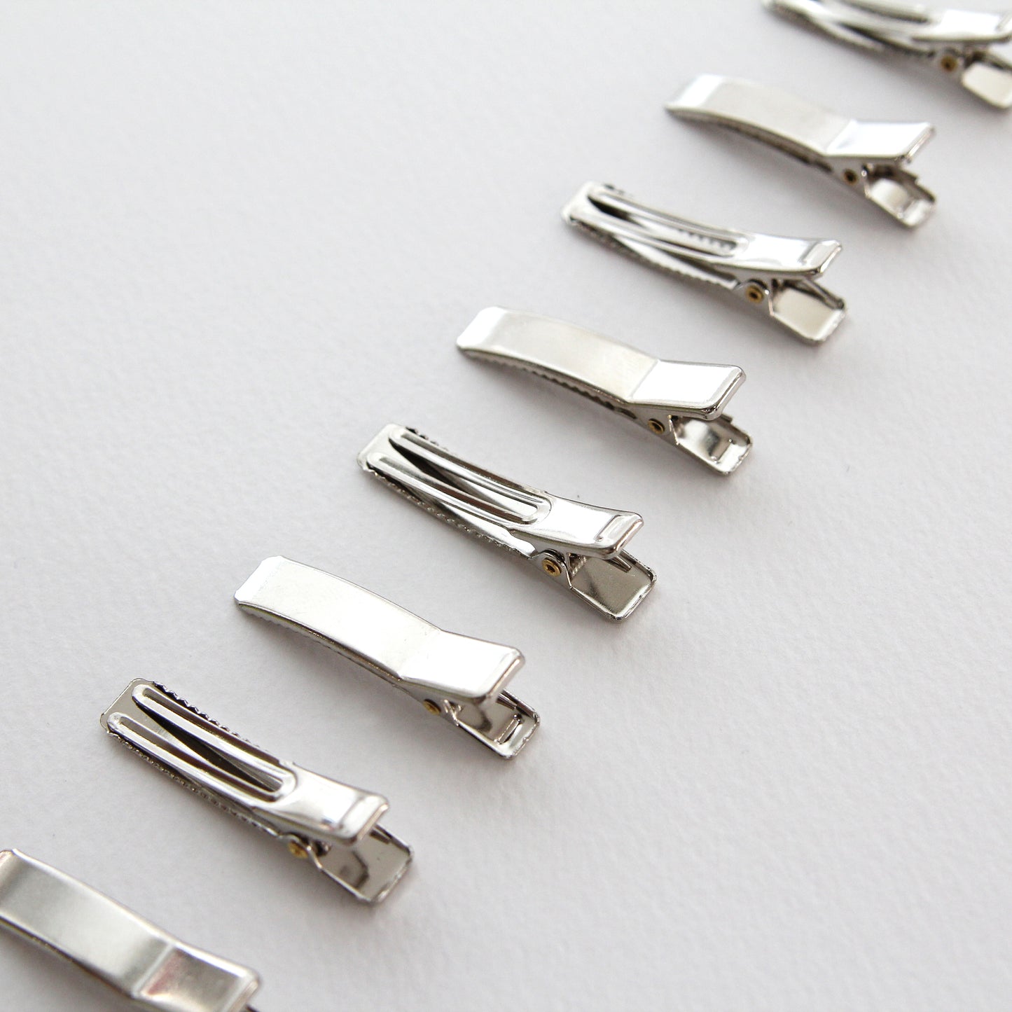 1.37inch(3.5cm) Silver Alligator Clips 5/10/50pcs