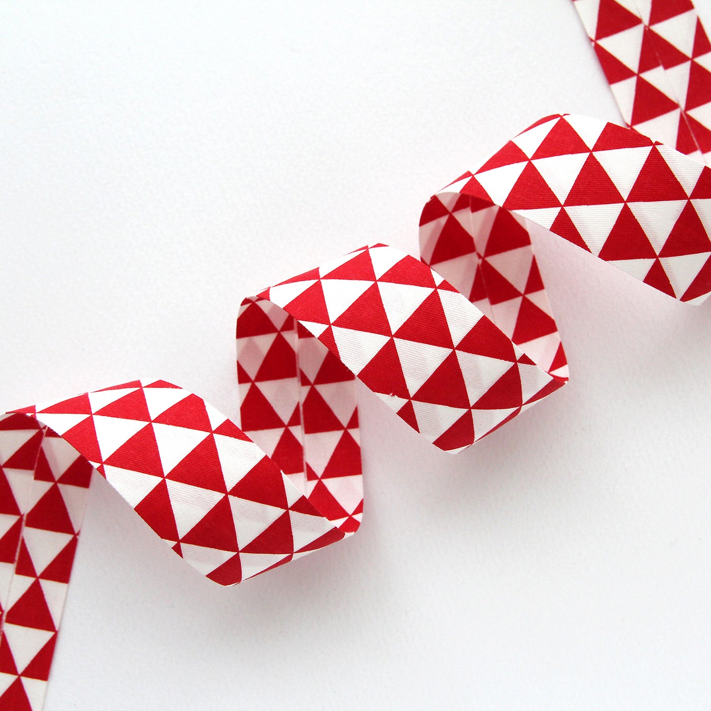 Red Pattern Fabric Ribbon 1.18inch(3cm)x 2/5/10Yards