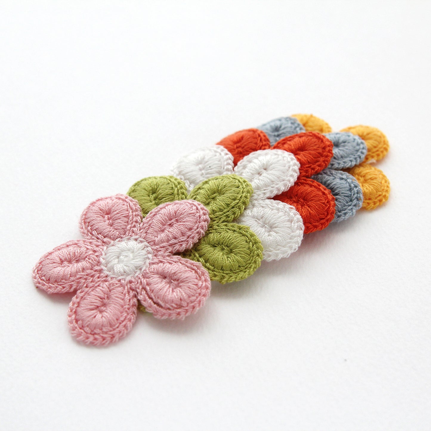 Embroidered Flower Patch 4/10pcs