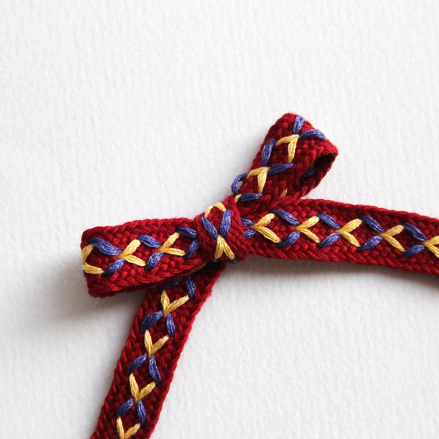 X-Stitch Knitted Ribbon 0.39inch (1cm) x 2/5/10Yards