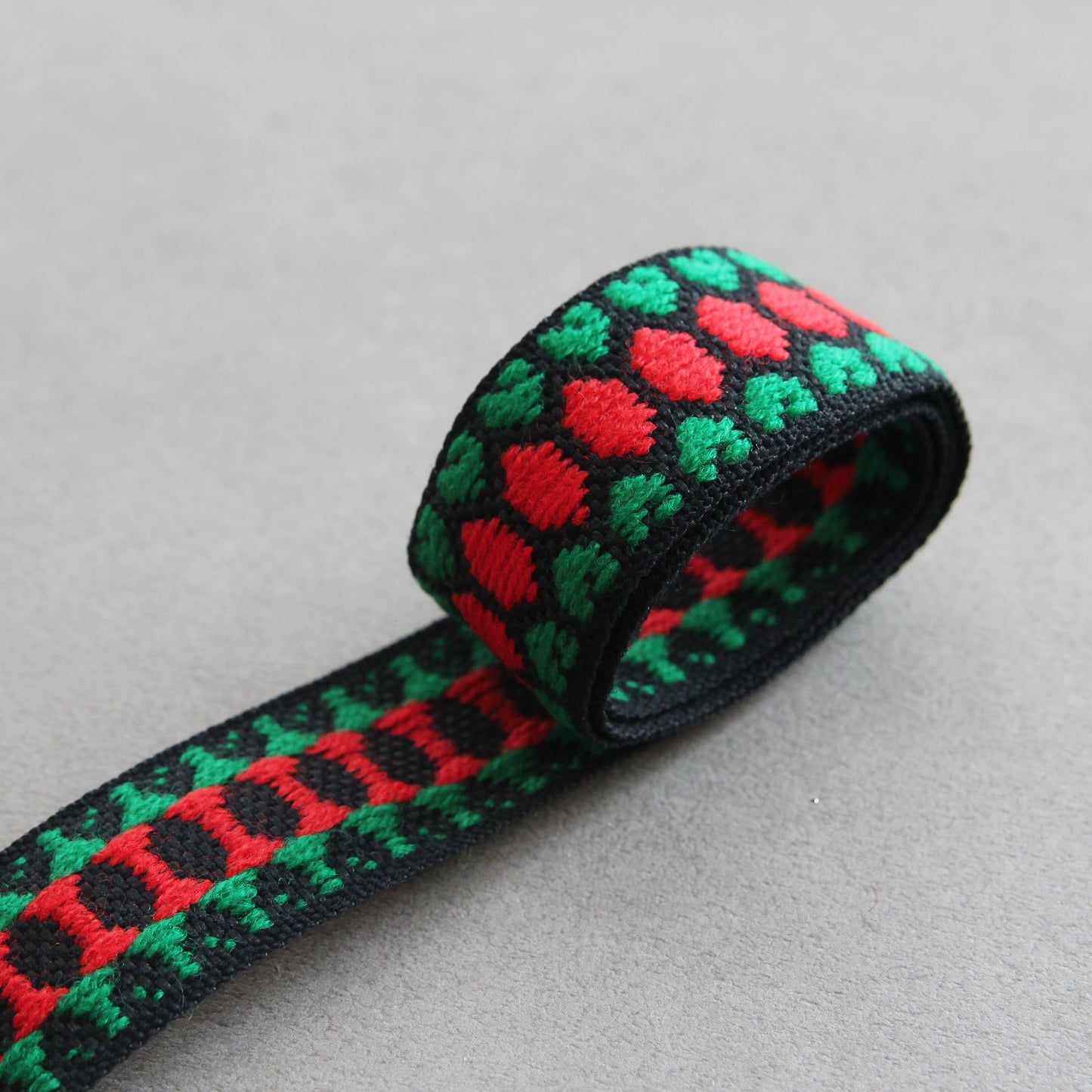 Red Honeycomb  Ribbon 1.06inch(2.7cm) x 2/5/10Yards