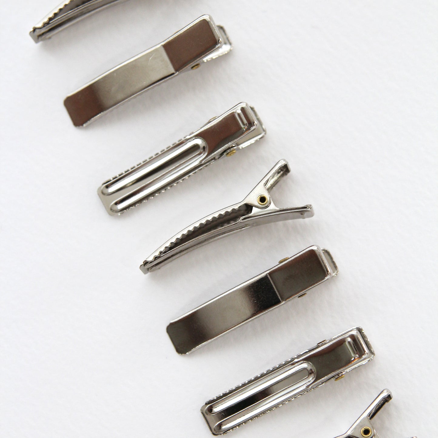 1.37inch(3.5cm) Silver Alligator Clips 5/10/50pcs