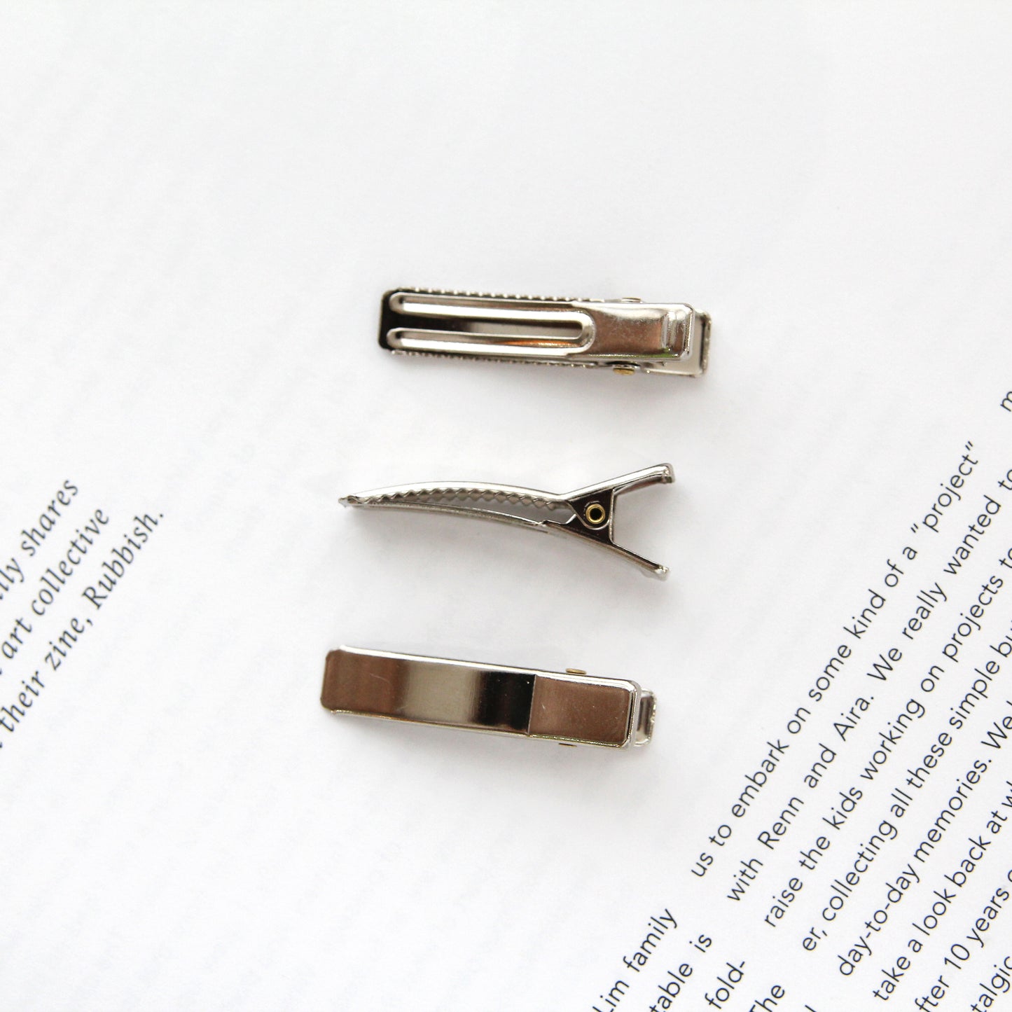 1.37inch(3.5cm) Silver Alligator Clips 5/10/50pcs