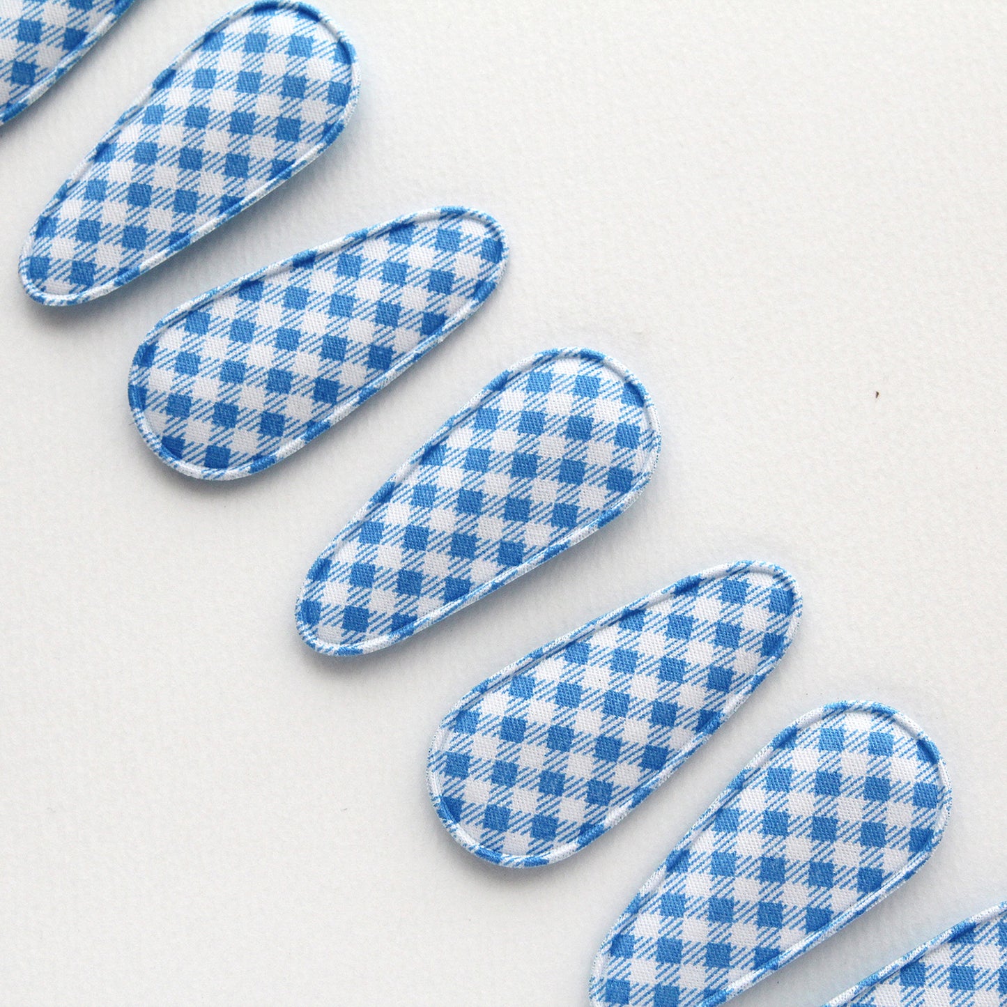 4/10pcsCool Check Hair Snap Clip Covers [P408]