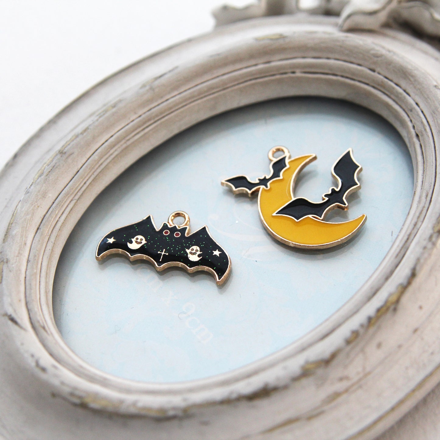 Halloween enamel charms 4/10/30pcs