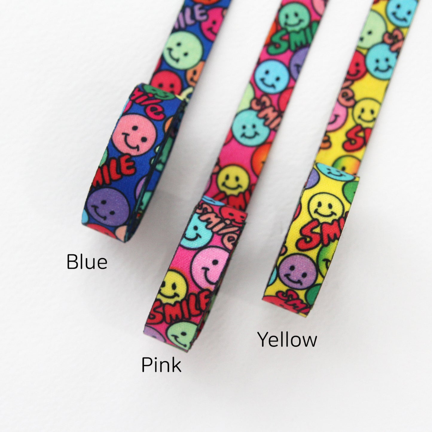 Colorful Smile Pattern Ribbon 0.51inch (1.3cm) x 2/5/10Yards