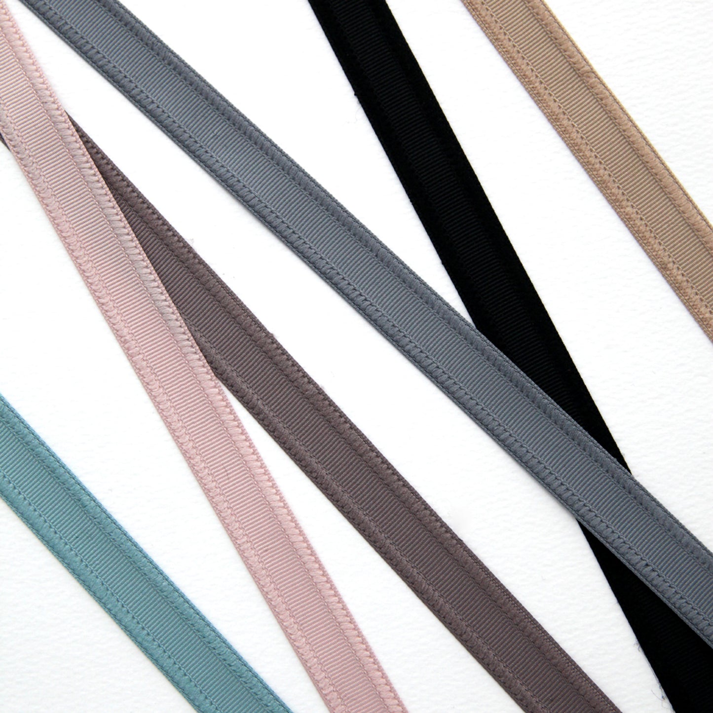 Interlock Grosgrain Ribbon 0.6inch (1.5cm) x 2/5/10Yards