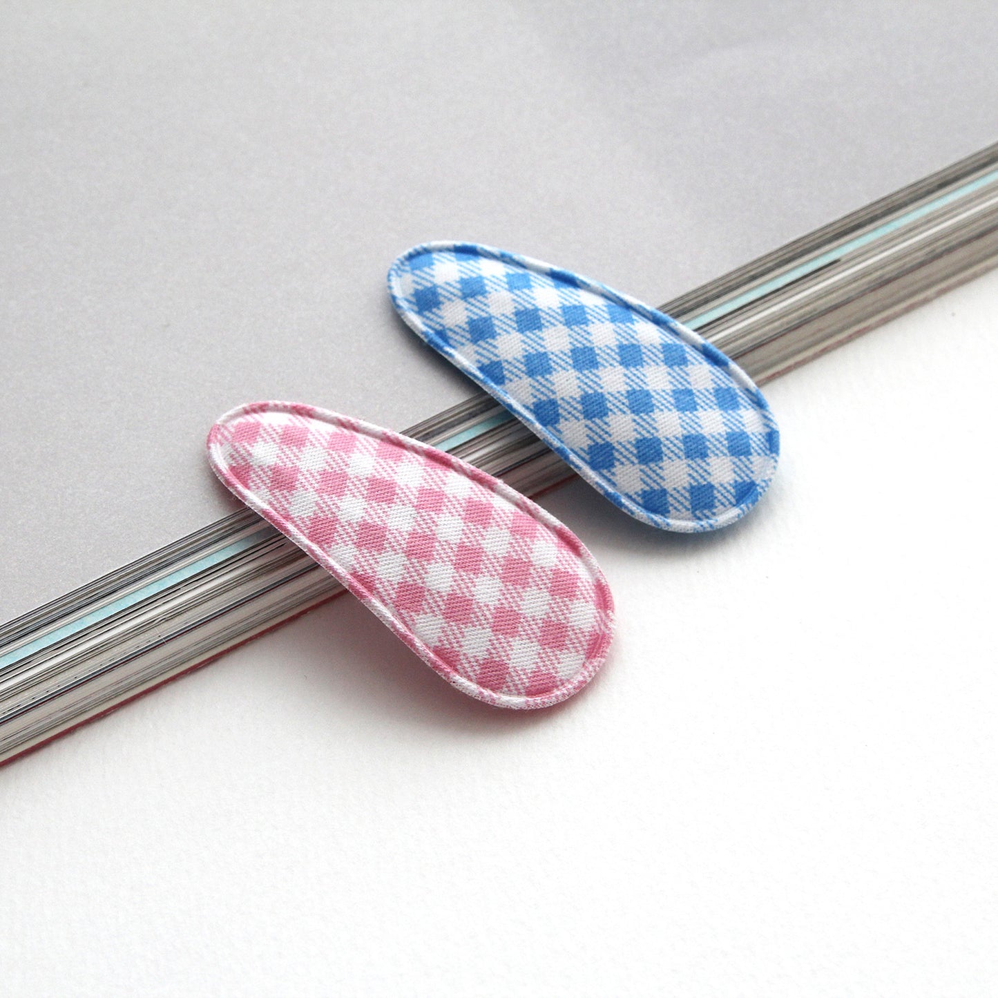 4/10pcsCool Check Hair Snap Clip Covers [P408]