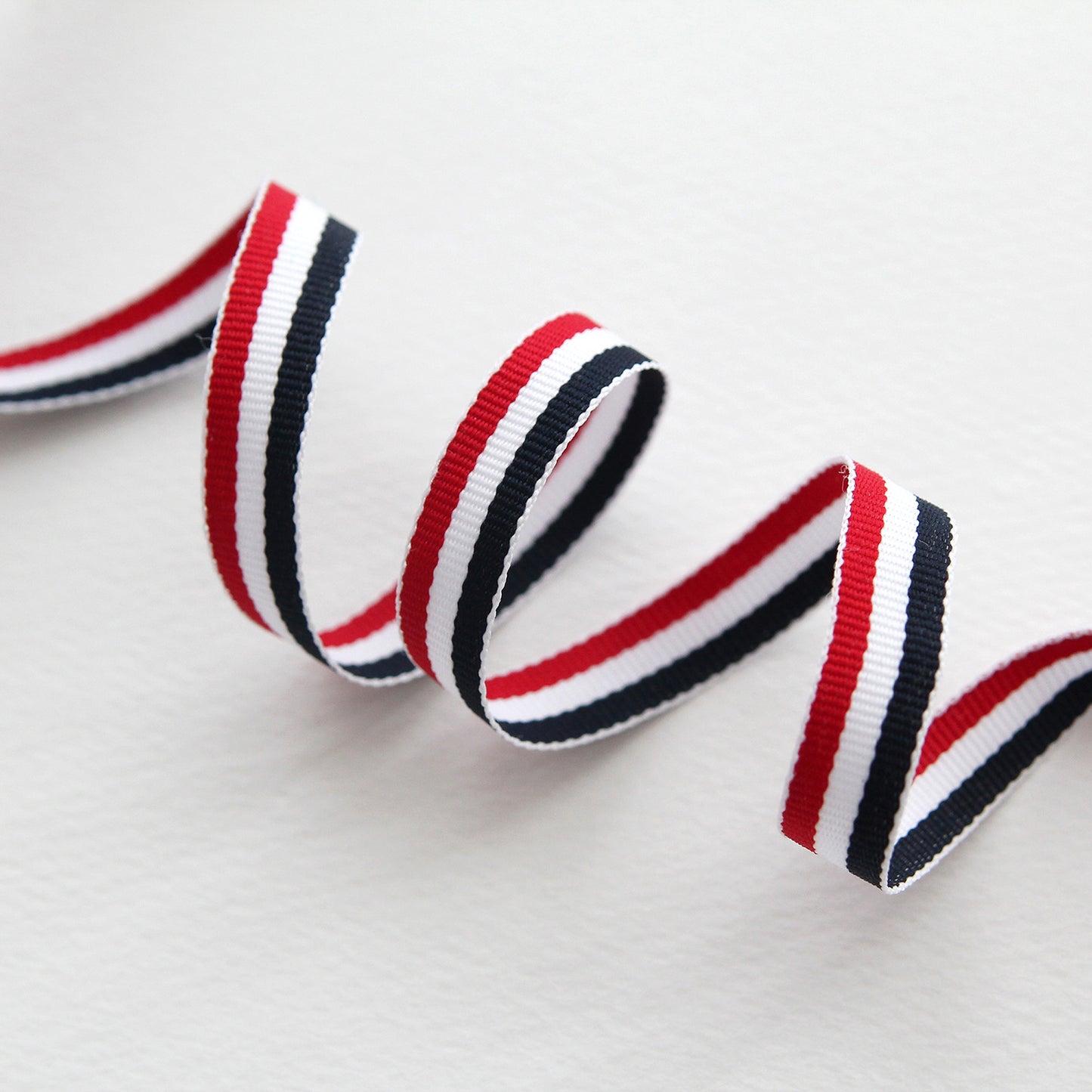 Cool Tricolor Ribbon 0.39inch (1cm) x 2/5/10Yards