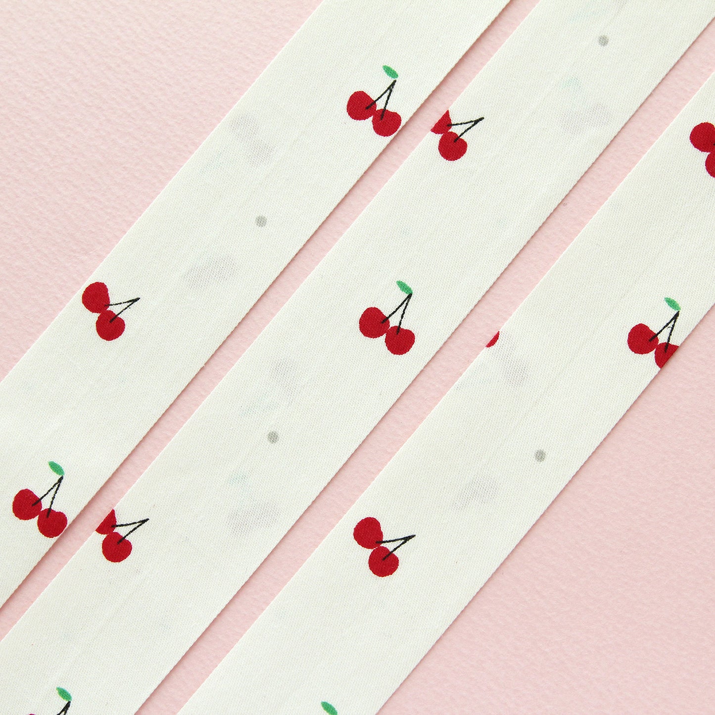 Red Pattern Fabric Ribbon 1.18inch(3cm)x 2/5/10Yards