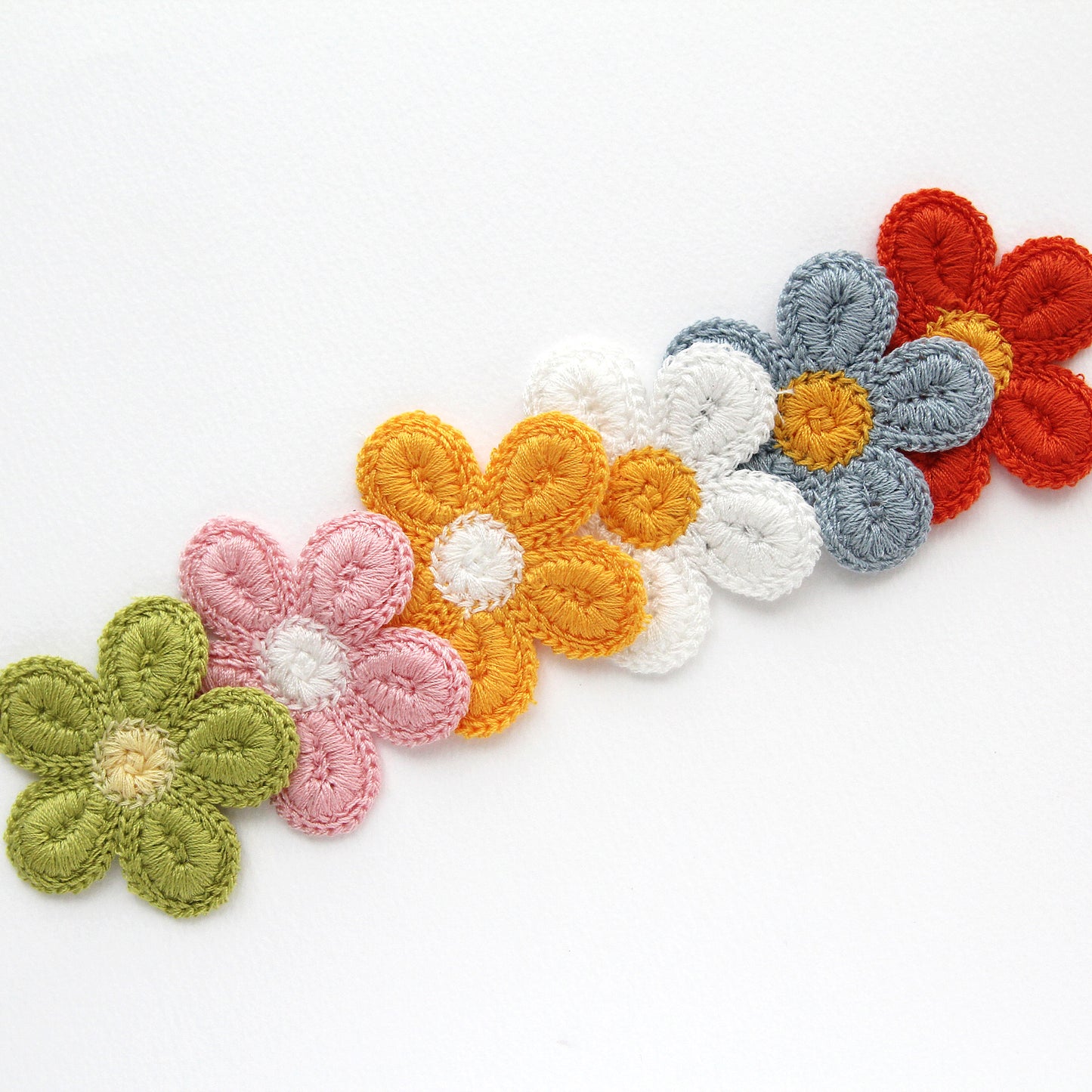 Embroidered Flower Patch 4/10pcs