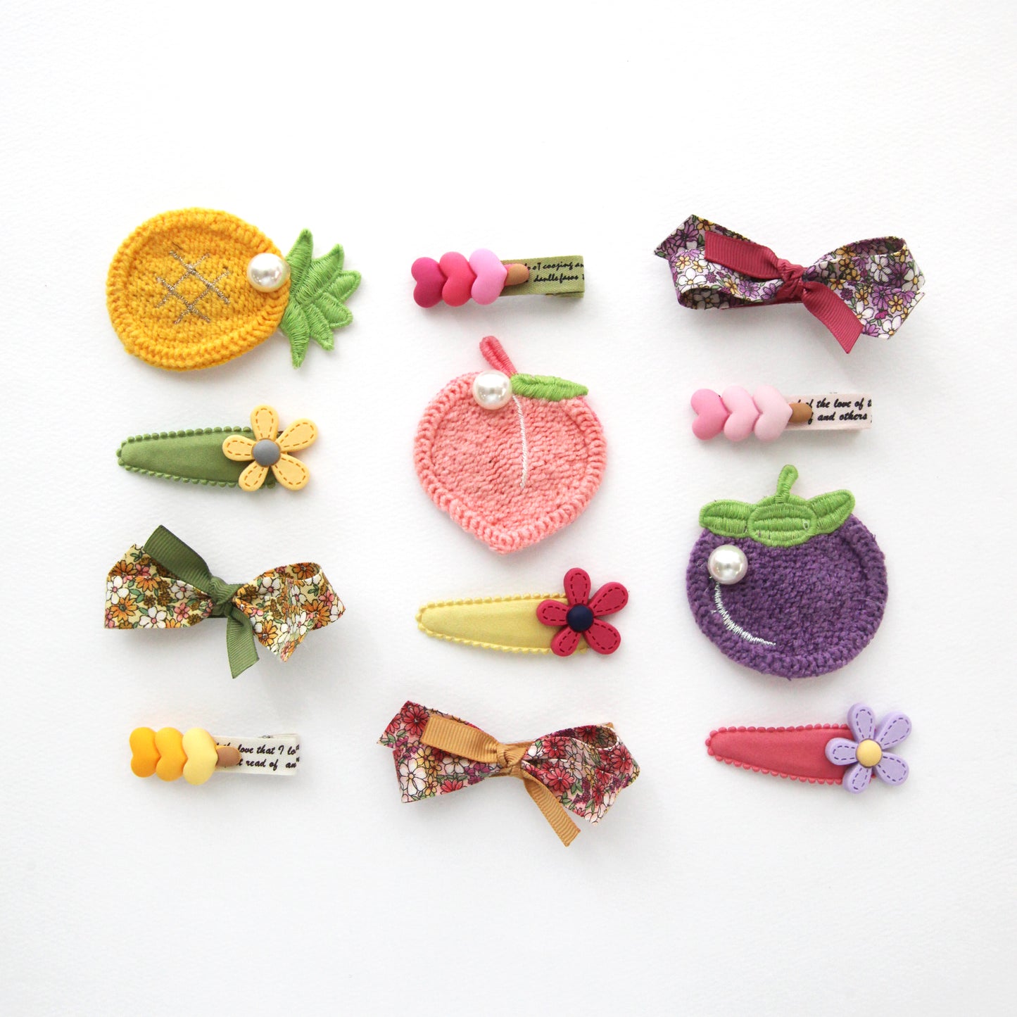 Fruit Embroidered Patch 4/10pcs