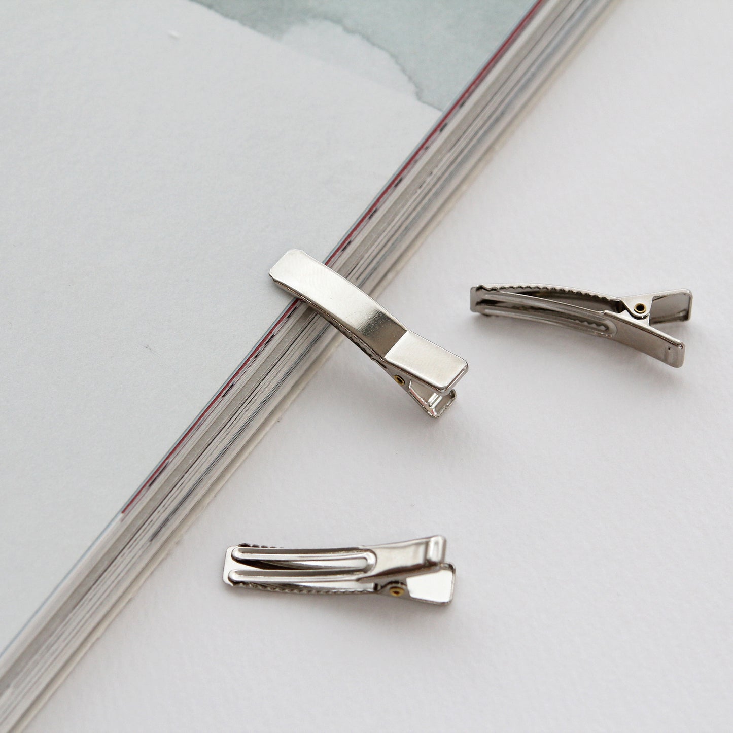 1.37inch(3.5cm) Silver Alligator Clips 5/10/50pcs