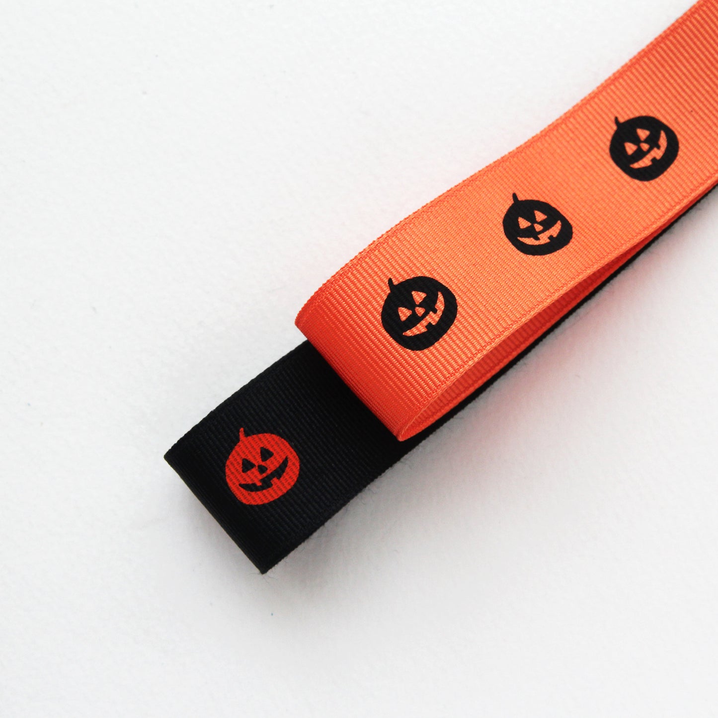 Halloween Pumpkin  Ribbon 0.39/0.98inch (1cm/2.5cm) x 2Yards