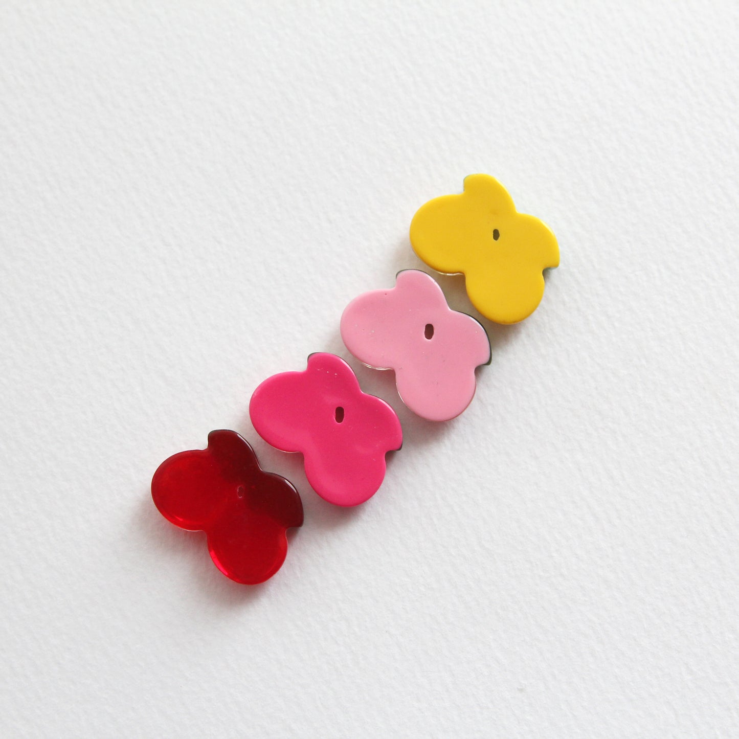 Cherry Cabochons, Hair Accessories, Embellishments 4/10pcs