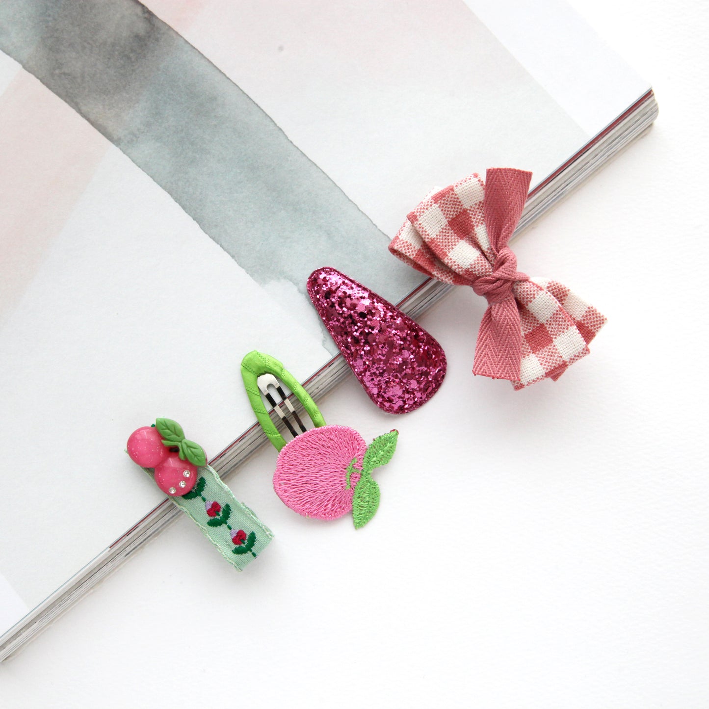 Apple Cherry Hair Accessories Set