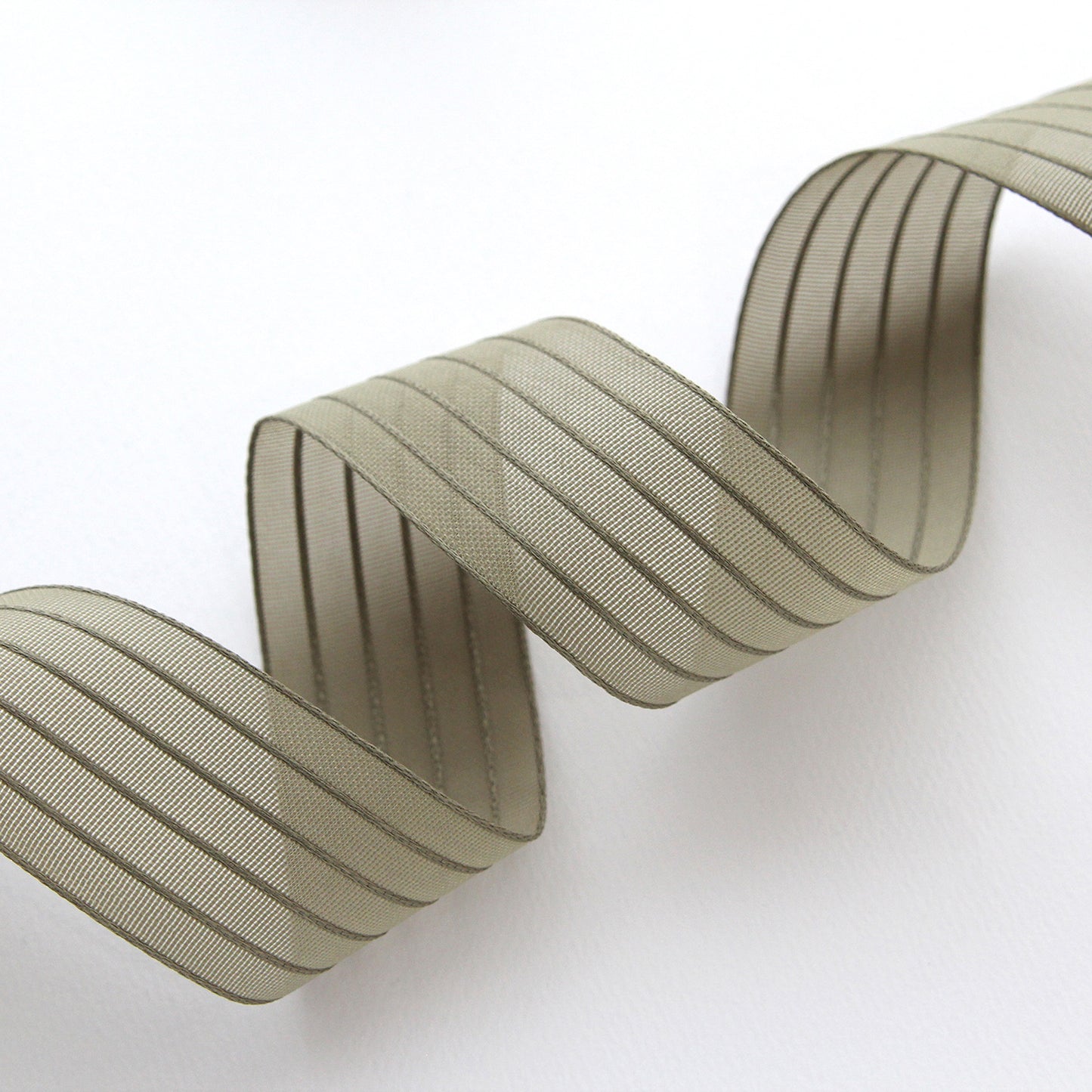 Stripe Mesh Ribbon 1.06/1.57inch (2.7cm/4cm)x2Yards